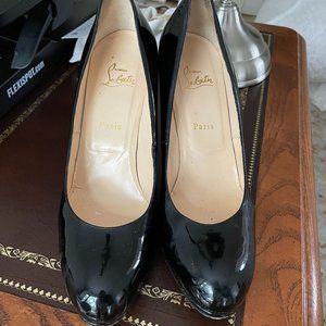 Christian Louboutin Black Patent Pumps